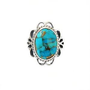 Blue Copper <b>Turquoise</b> Fashion <b>Ring</b> (5.0 Grams) - Product Image 2