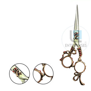 Ciseaux de barbier en acier inoxydable de marque privée, outils de coupe de cheveux durables de haute qualité, vente chaude, fabriqués en usine - Product Image 2