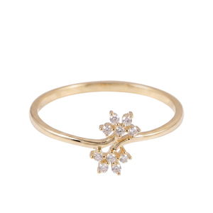 Nuevo Anillo de Oro Sólido de 9k Hecho a Mano con Diamante Cultivado en Laboratorio, Corte Brillante Redondo, Joyería para Mujer para Bodas y Fiestas - Product Image 1