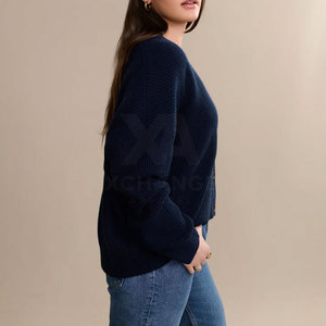 Cárdigan para mujer, prendas de punto suaves y cómodas, diseñadas para uso diario informal, estilo de oficina y moda de temporada - Product Image 3