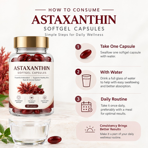Cápsulas de Astaxantina en Gel Suave, 30 Unidades, Máxima Potencia, Mejora la Condición de la Piel y los Ojos, Apoya la Inmunidad - Product Image 4