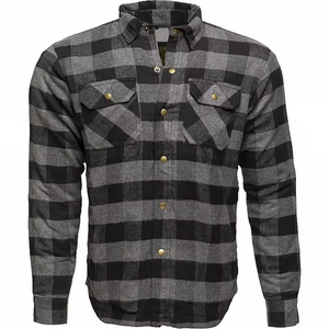 Vêtements pour motards australiens, chemise de moto en flanelle blindée pour hommes, veste de moto doublée de Kevlar, chemise de course de sécurité CE - Product Image 1