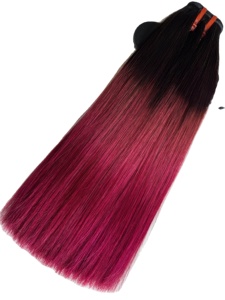Lots de Cheveux Humains Bruts 100% Vietnamiens en Gros, Lisses et Soyeux, Double Trame, Tissage à la Machine, Extensions de Cheveux Roux Naturels - Product Image 5
