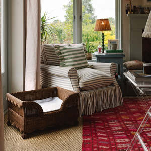Bulk Wave Edge Rattan Pet Bed Wholesale Handwoven <b>Dog</b> Sofa Basket Chair Cheap Price Sustainable Factory Direct Manufacturer - Product Image 4