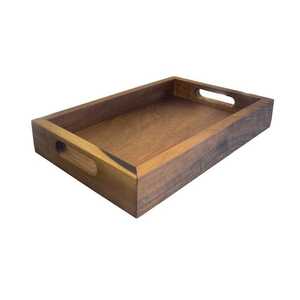 Bandeja Rectangular de Madera para Servir, Diseño Clásico Hecho a Mano, Acabado Pulido Duradero para Desayunos de Boda - Product Image 2