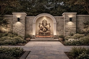 Paneles de Revestimiento de Pared de Piedra Natural Verdant Wave para Decoración Interior y Exterior - Product Image 3