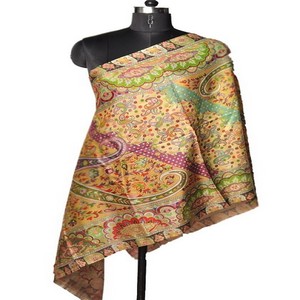 Estola de Cachemira Larga con Estampado Digital, Bufanda Tradicional con Impresión Digital - Product Image 1