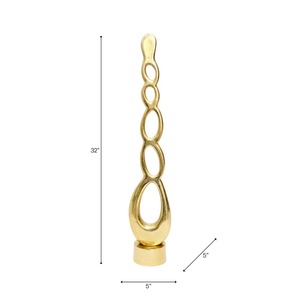 Contemporary Sculpture Artistic Tabletop Decor Irregular Shape Handmade Design for Living Room - Product Image 4