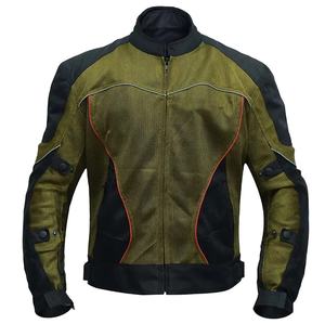 เสื้อแจ็คเก็ตมอเตอร์ไซค์ผ้าคอร์ดูรอยสีพื้นสำหรับผู้ชาย - Product Image 1