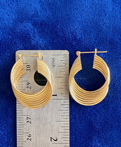 14K Gold Heart Hoop Earrings, Cute Open Heart Dangle Hoops, Minimalist Love Drop Earring, Trendy Everyday Jewelry Gift for Her - Product Image 5