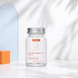 [FROM OREUM] 60 comprimés de dentifrice solide au goût mandarine de Jeju pour le brossage quotidien des dents - Product Image 4