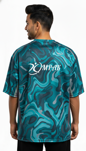 Camiseta de Hombre Casual Estilo Urbano, Oversize, Sublimada, Moderna, Corte Regular, Elegante, Poliéster/Algodón, Transpirable, Secado Rápido - Product Image 2