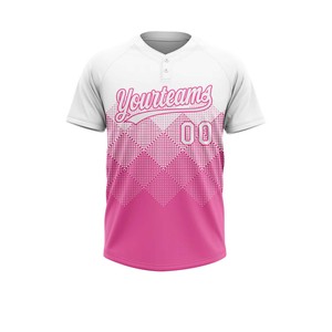 Maillots de baseball en gros, uniformes de baseball, col en V, séchage rapide, antibactériens, respirants, 100% polyester, PARAGON APPARELS - Product Image 1