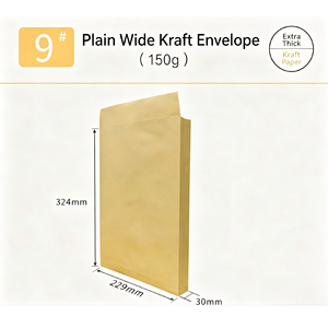 Bolsas de papel kraft nuevas OEM de 9 colores con impresión laminada, tipo sobre, dimensiones personalizables, de Vietnam, en embalaje de cartón. - Product Image 3