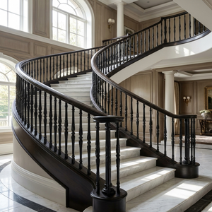 Luxury European Cast Iron Heavy Duty Baluster Water Resistant Eco-Friendly Durable Outdoor Villa Apartment Staircase Balcony - Product Image 1