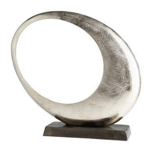 Escultura Abstracta Moderna de Aluminio de Lujo – Centro de Mesa Decorativo Premium para Proyectos de Diseño de Interiores - Product Image 4