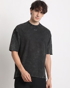 Men <b>Back</b> Print Tee Oversized <b>Drop</b> Shoulder Boxy Fit Short Sleeve Casual Cotton Loose Fit Streetwear Top top mens oversized boxy - Product Image 5