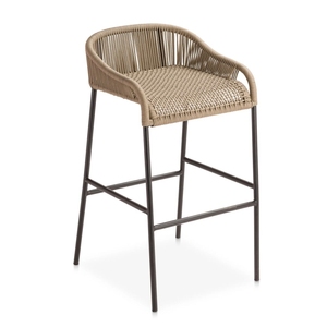 Muebles de aluminio y ratán combinados para proyecto de cafetería y hotel fabricados en Indonesia - Product Image 1