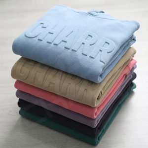 Sweat-shirt personnalisé gaufré de haute qualité, sweats à capuche surdimensionnés blancs vierges pour hommes, sweats à capuche gaufrés pour hommes, sweats à capuche unis à impression en relief - Product Image 4