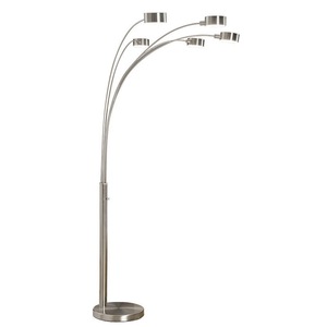Lámpara de Pie Moderna y Delgada con Control Remoto de Intensidad para Rincón de Lectura y Estudio - Product Image 4