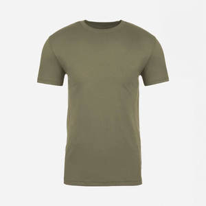 T-shirt unisexe vert olive uni Next Level, jersey doux 180g, uni, décontracté, sportif, manches courtes pour homme - Product Image 1