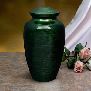 โกศโลหะทำมือสไตล์วินเทจ ลายพิมพ์ตกแต่ง คุณภาพส่งออกอินเดีย - Product Image 4