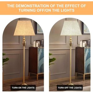 <b>Set</b> of Beige <b>Square</b> Linen Lampshades Natural Linen Replacement Lamp Covers & Shades - Product Image 3