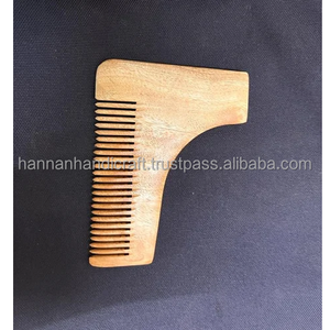 Peigne en bois de Neem de qualité supérieure, écologique, fait main, moderne, portable, format de poche, pour les voyages, l'entretien quotidien, anti-peluches - Product Image 2
