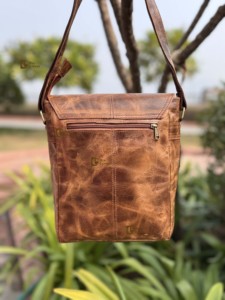Bolso Bandolera de Cuero Auténtico Hecho a Mano, Diseño Nuevo, Bolso de Mano Cruzado Multiusos, Bolsos Elegantes para Mujer, Venta al Por Mayor - Product Image 3