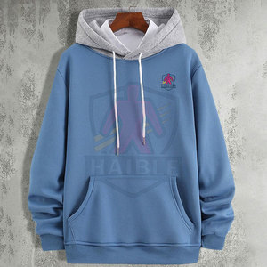 เสื้อฮู้ดดี้โอเวอร์ไซส์ผ้าคอตตอนผสมแบบใหม่สำหรับฤดูหนาว  ขนาดสั่งทำได้ คุณภาพดีเยี่ยม ขายออนไลน์ - Product Image 3