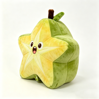 Schattig Carambola-bosbesvormig knuffel speelgoed uit de Pluche Fruit Serie, interactief educatief speelgoed, PP katoenen vulling, groothandelspartij beschikbaar