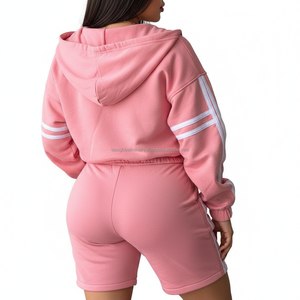 <b>Women's</b> Yoga Workout Set Solid Ribbed Quick Dry Custom OEM Wholesale - Product Image 5