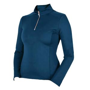 T-shirt d'équitation à manches longues avec protection solaire et tissu respirant pour l'équitation en plein air et l'entraînement sportif - Product Image 1