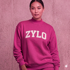 Daily Mockneck Sweatshirt Oversized Fit Cotton Fleece Pullover Warm Winter Casual Streetwear Easy Wear <b>Top</b> - Product Image 1