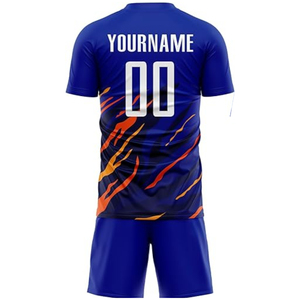 Nuevo Modelo de Camisetas de Fútbol Unisex Transpirables con Estampado Digital, Antibacterianas, de Manga Corta, Último Diseño, 100% Poliéster - Product Image 2