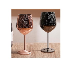 Verre à boire en cuivre pur écologique, fait main, élégant, durable, gobelet de stockage d'eau ayurvédique pour le bien-être - Product Image 1
