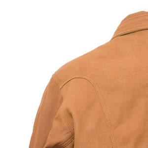 Veste d'hiver pour homme en cuir véritable de haute qualité, imperméable, coupe-vent, design simple, look décontracté, légère, pour le streetwear quotidien - Product Image 6