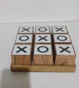 Jeu de Tic Tac Toe de luxe fait main en résine époxy, thème dessin animé, plateau XO, statue en résine, décoration d'intérieur, cadeau - Product Image 5