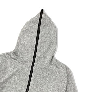 Sweat à capuche pour homme, coupe oversize et carrée, 100% coton, 300 g/m², délavé à l'acide, effet vieilli, vierge personnalisable - Product Image 2