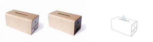 Boîte à mouchoirs en bois MDF durable de style Japandi, qualité exceptionnelle, design minimaliste, prix avantageux - Product Image 2