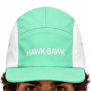 Gorra de Campamento Unisex de 5 Paneles, Ajustable, Personalizable, Ligera, con Frente Curvo, Diseño de Dos Tonos - Product Image 5