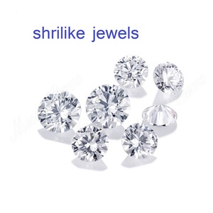Diamant synthétique Shrilike taille émeraude cultivé en laboratoire, 1 à 5 carats, couleur D, forme ronde, certifié IGI pour la fabrication de bijoux - Product Image 5