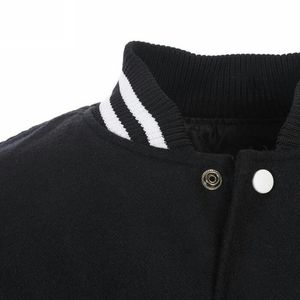 Wholesale High Quality Wool Body Breathable Plus Size <b>Long</b> Sleeves Letterman Custom Embroidery <b>Men</b> Letterman Varsity <b>Jacket</b> - Product Image 3