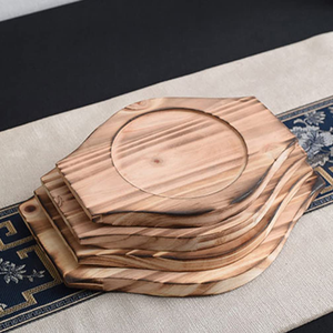 Sous-plat en bois d'acacia pour bols et théières, support de plat chaud, résistant à la chaleur, pour la table - Fournisseur en gros - Product Image 5