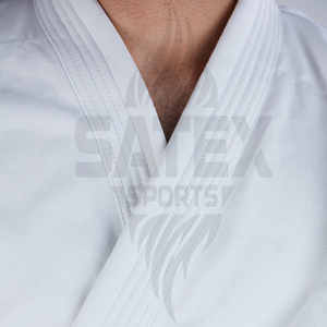 Karate <b>Protector</b> Hot Sale Custom Logo Karate Gi Suit Sets Polyester/Cotton Breathable Quick Dry Martial Arts Uniform Wholesale - Product Image 4