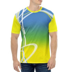 High Quality Breathable Eco Friendly Design Your Own Full All Over Print <b>Running</b> Sport T shirt Custom Sublimation T-Shirt - Product Image 1