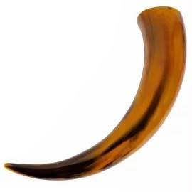 Corne à boire artisanale de haute qualité, style animalier |   Corne à boire en corne de buffle ou d'ovin 100% naturelle, style Viking |   ARTISANAT - Product Image 4