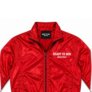 ชุดวอร์ม Ready To Win Industries สีแดงขาว แขนยาว ซิปหน้า สปอร์ต โพลีเอสเตอร์ สำหรับผู้ใหญ่ ใส่ได้ทั้งชายและหญิง ฤดูใบไม้ผลิ - Product Image 4
