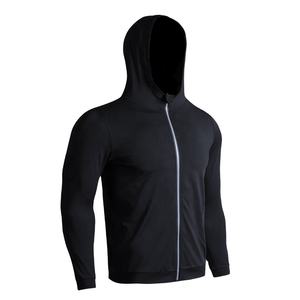 Veste de sport à capuche en polaire pour hommes, sweat, vêtements décontractés, OEM, vente en gros, - Product Image 1