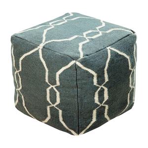 Pouf contemporain en laine de taille personnalisée Accent Color Ottouman Bean Bag pour tabourets de chambre et poufs - Product Image 5